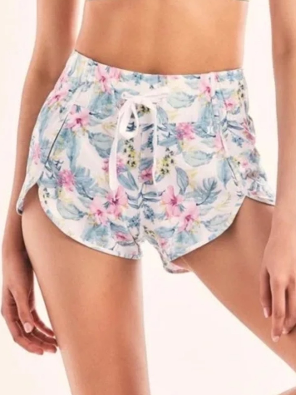 LoveShackFancy x Hurley Aquas Hawaiian Hibiscus Boardshorts